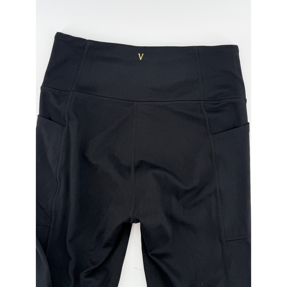 Victorias Secret Black High Waisted‎ Pocket Leggings Size 8 Yoga Pants Medium